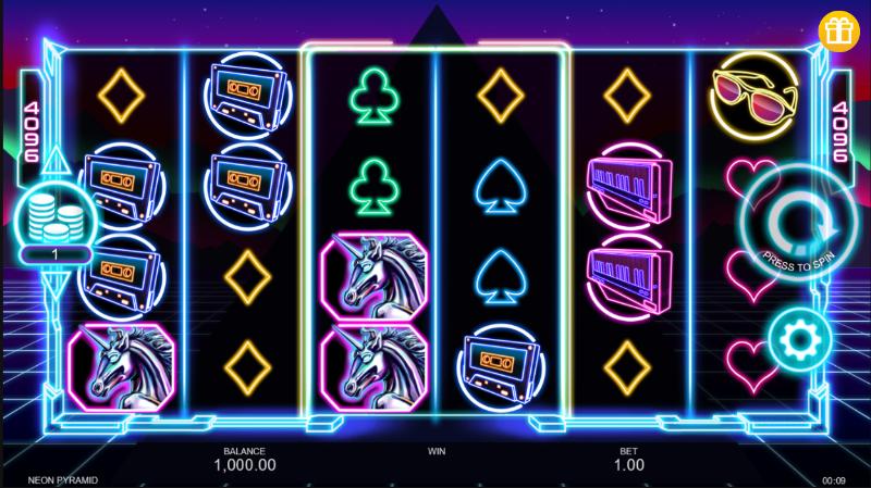 Neon Pyramid